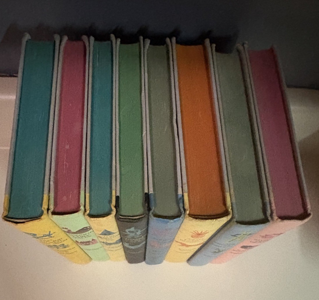 Vintage 1950s Junior Deluxe Edition Books Lot of 8 HC Children’s Classics