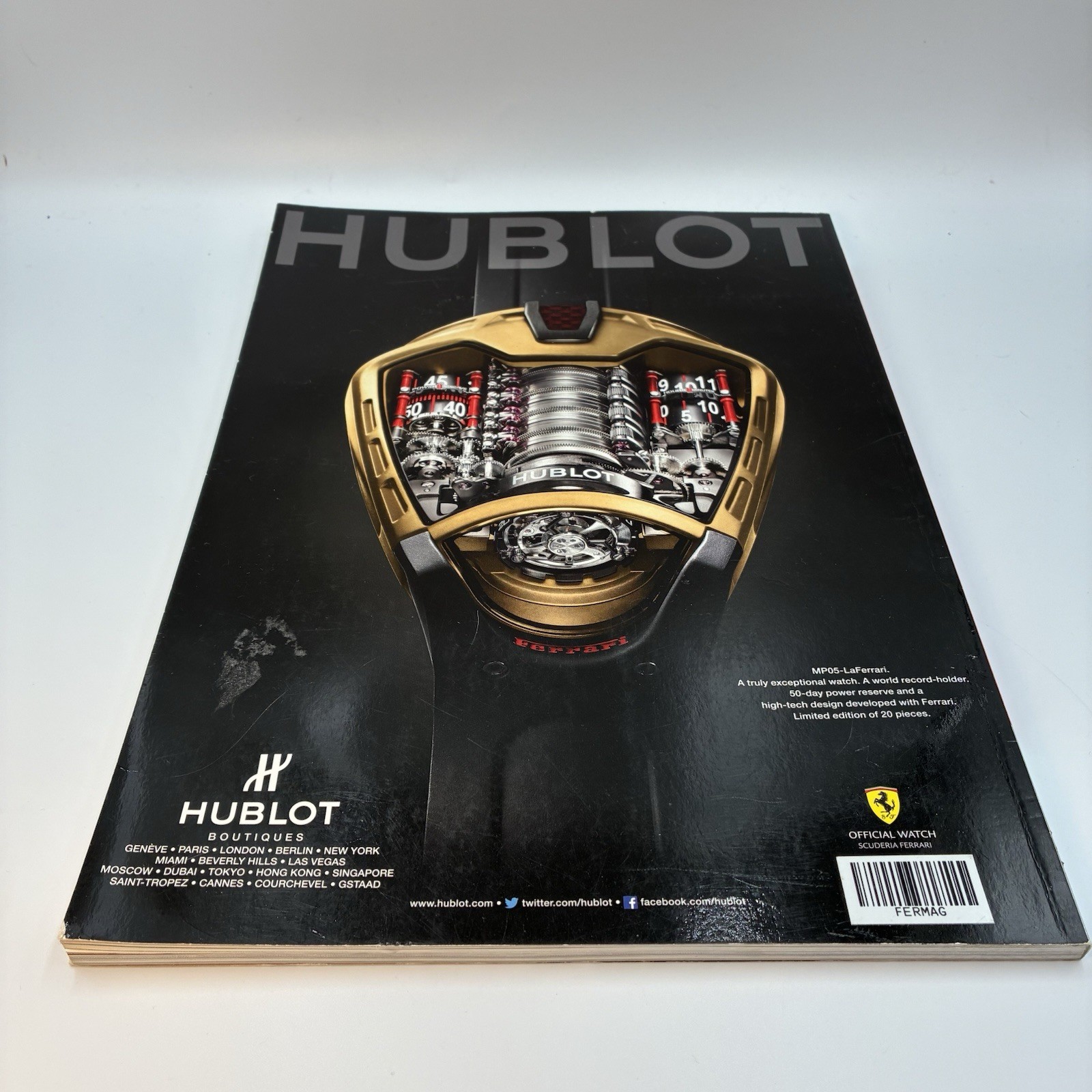 The Official Ferrari Magazine #28 March 2015 14 Pages Featuring Ferrari 488 GTB