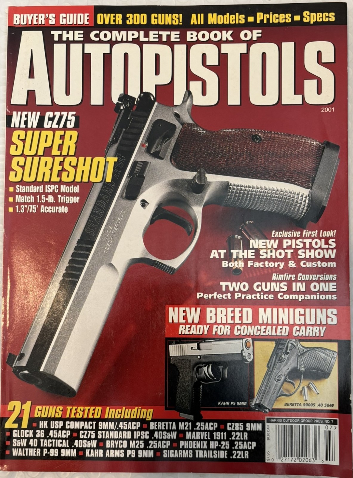 Complete Book of Auto Pistols 2001 Buyer’s Guide CZ75 Glock Beretta