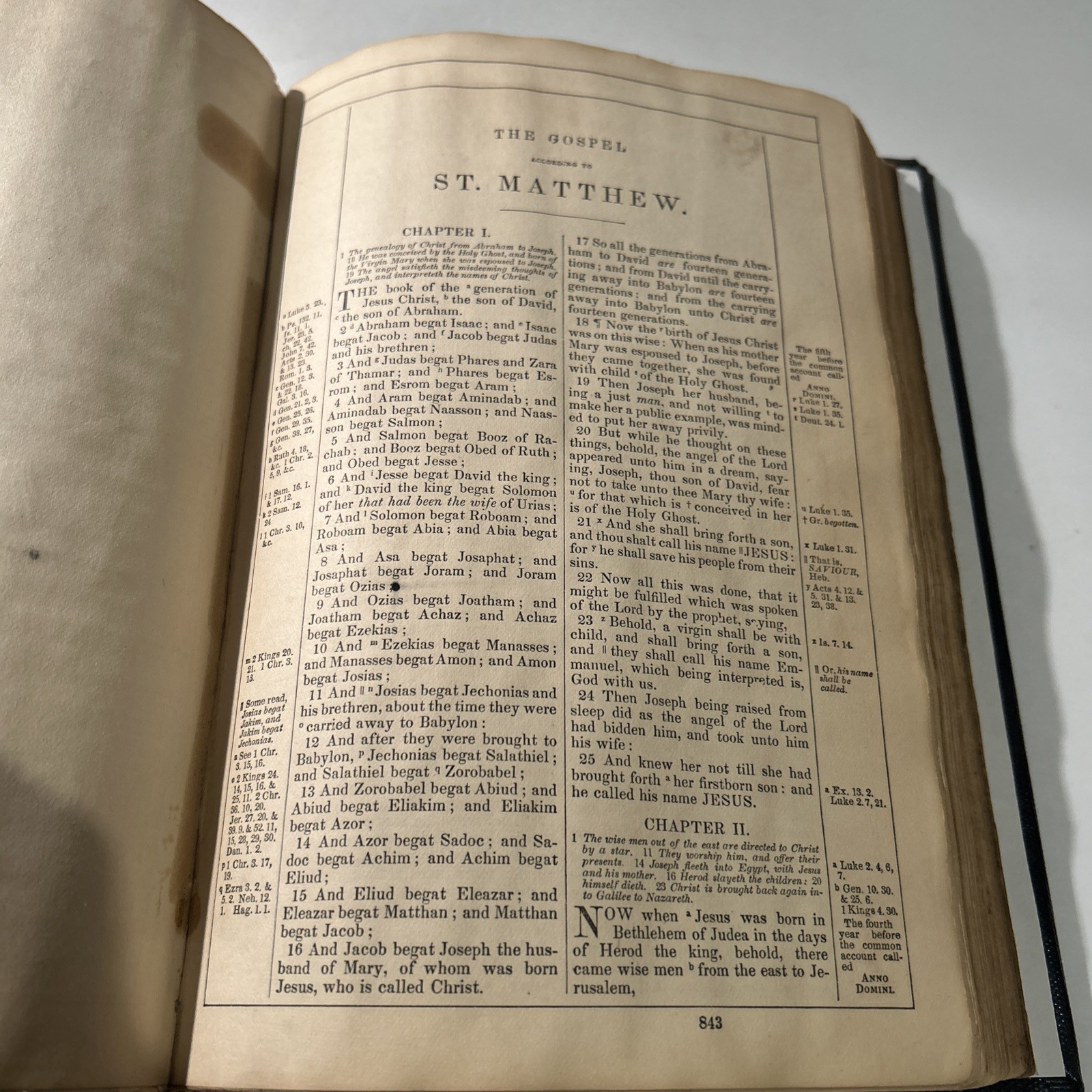 1887 Holy Bible – American Bible Society New York – Rebound