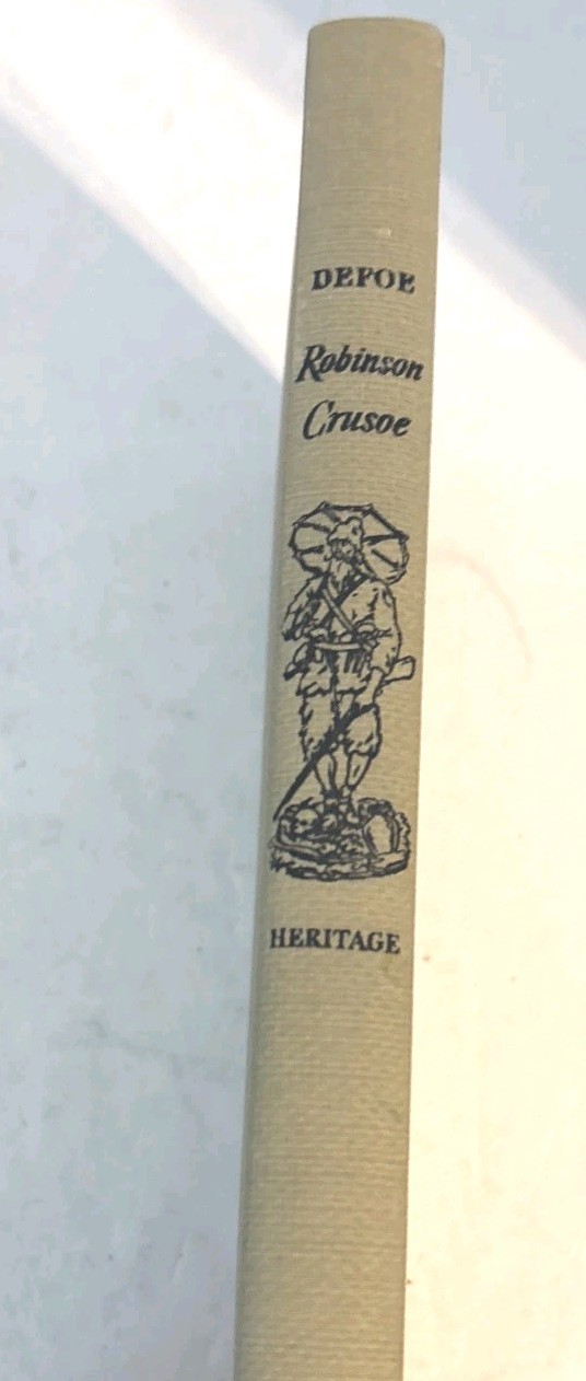 1930 The Life & Strange Surprising Adventures of Robinson Crusoe Defoe Slipcase