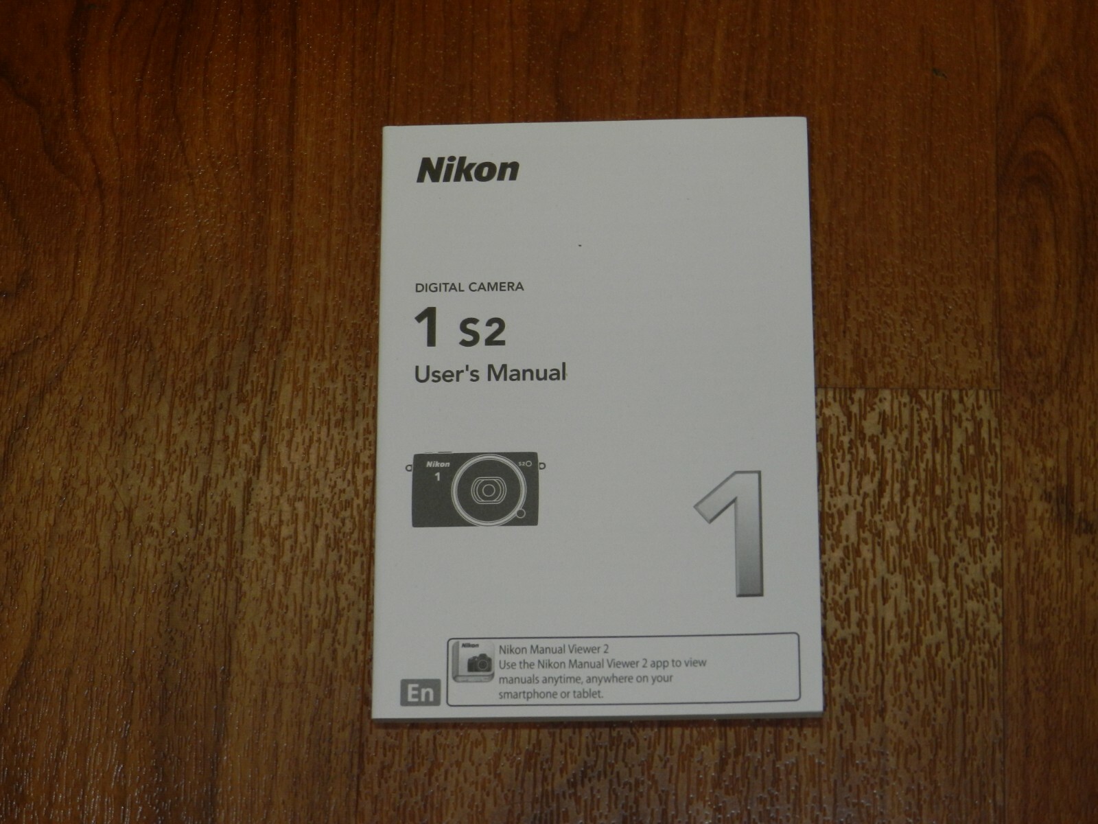 Genuine Nikon One 1 S2 Instruction Book User’s Guide Manual 105 pages – ENGLISH