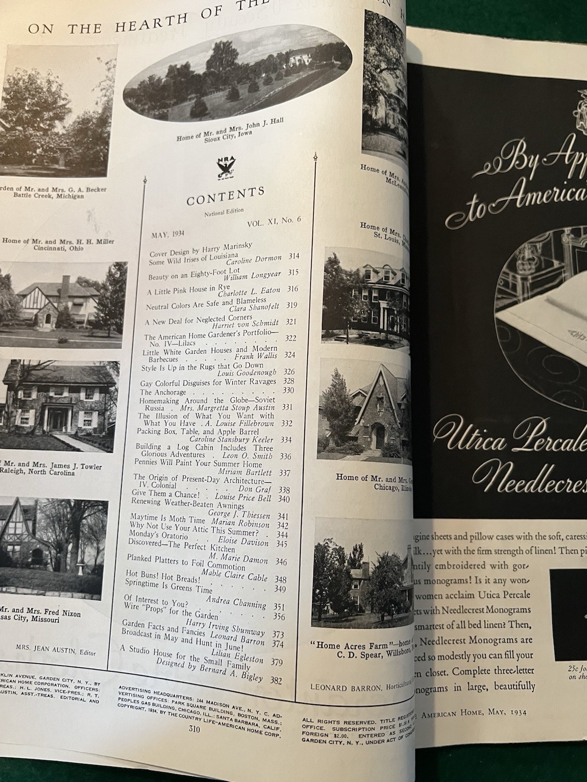 May 1934 The American Home – Full Issue – 382 Pages