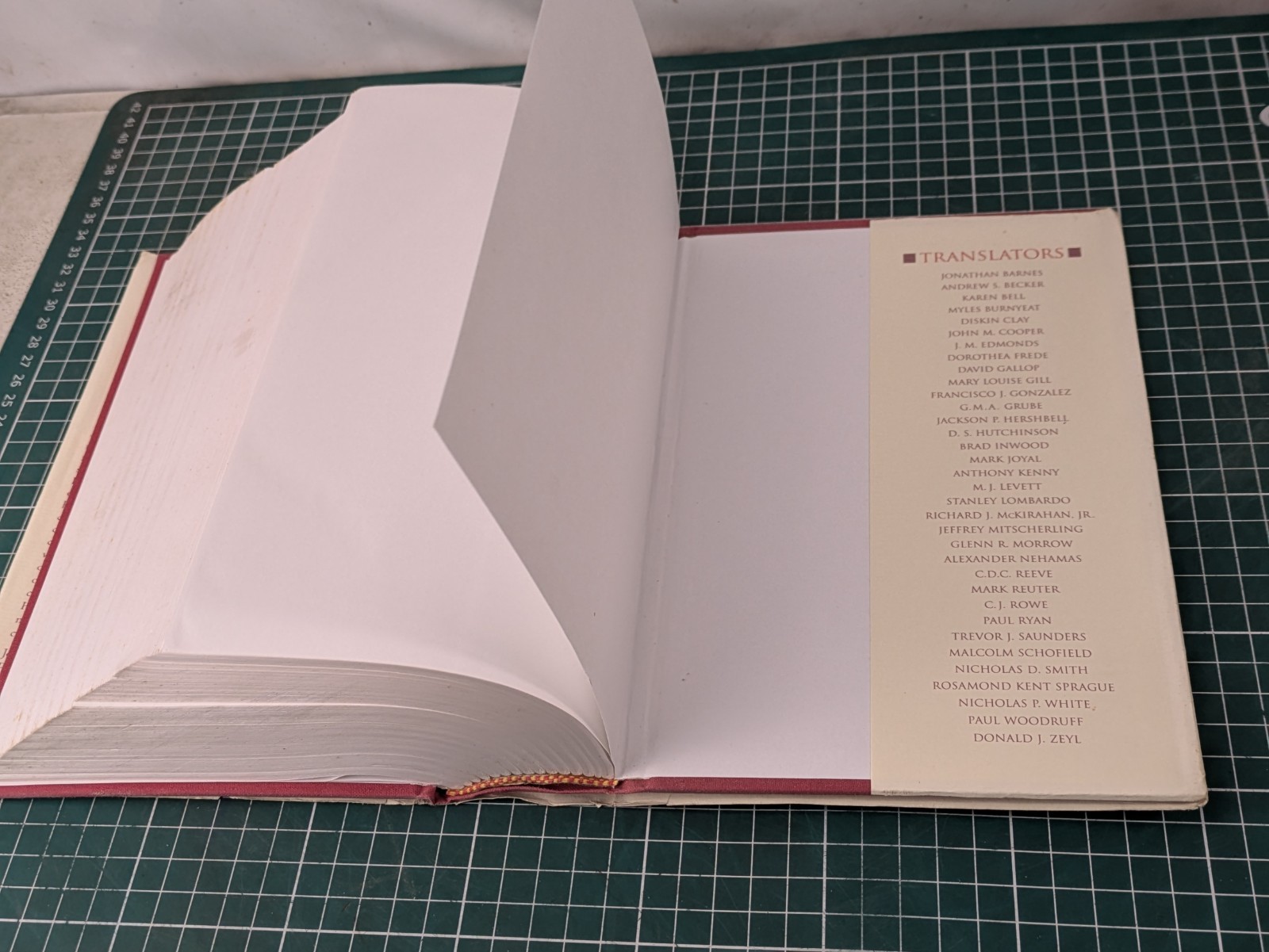 Plato Complete Works – John M Cooper – Hardback book