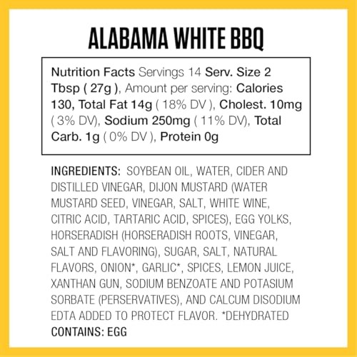 Duke’s Alabama Style White 14 Fl Oz (Pack of 1), Bbq