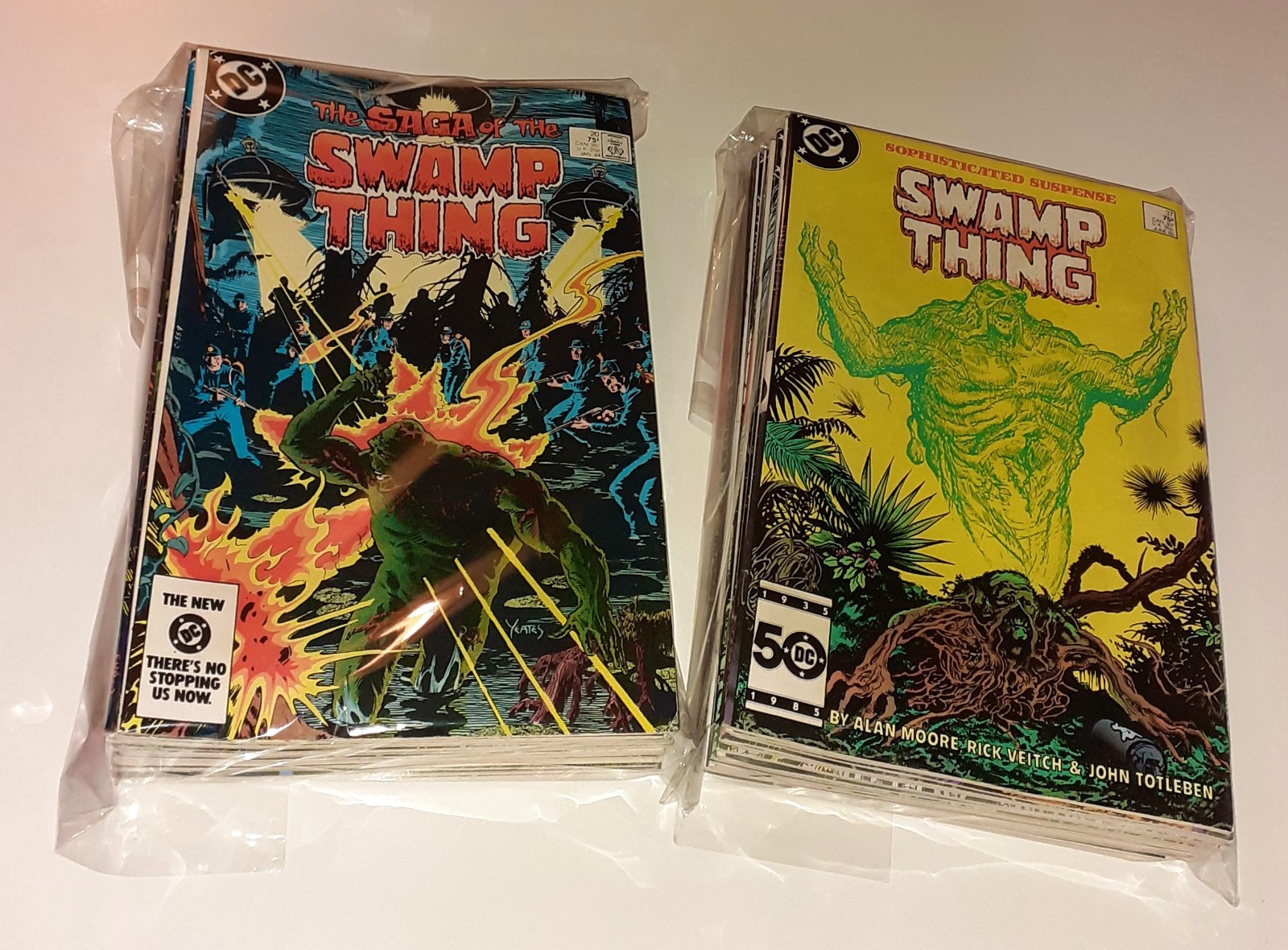 43x Huge SWAMP THING no.20-64 lot DC 1984 ALAN MOORE inc 37 1st JOHN CONSTANTINE