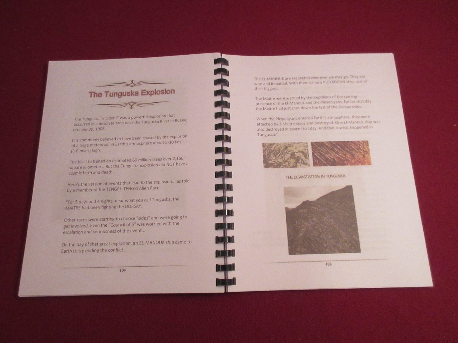 Book Of Alien Races Translated from KGB Secret Russian Book w/Pictures