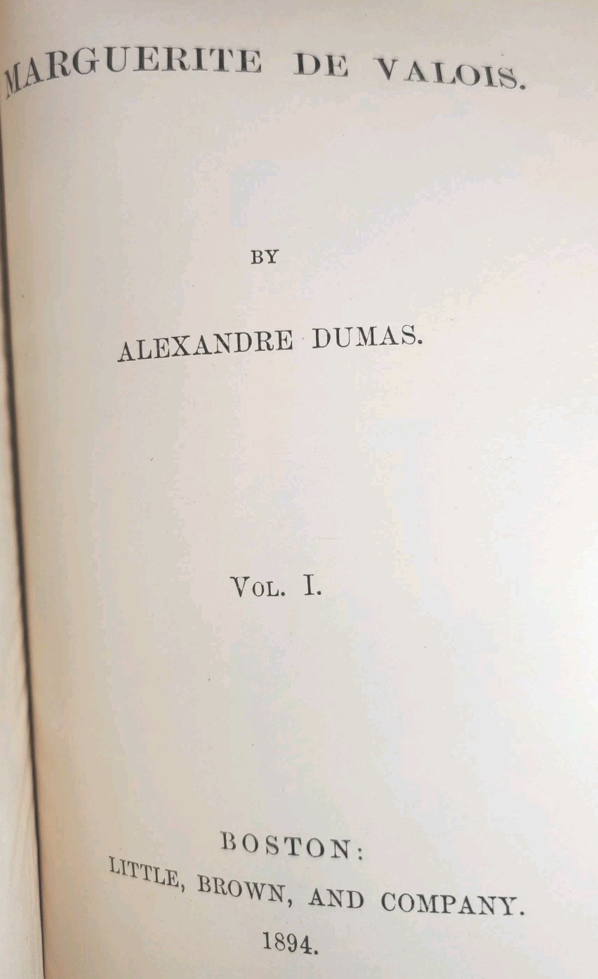 Volume Set Alexandre Dumas Up To 40 Books Fine Binding 1800s Red Gold Beautiful