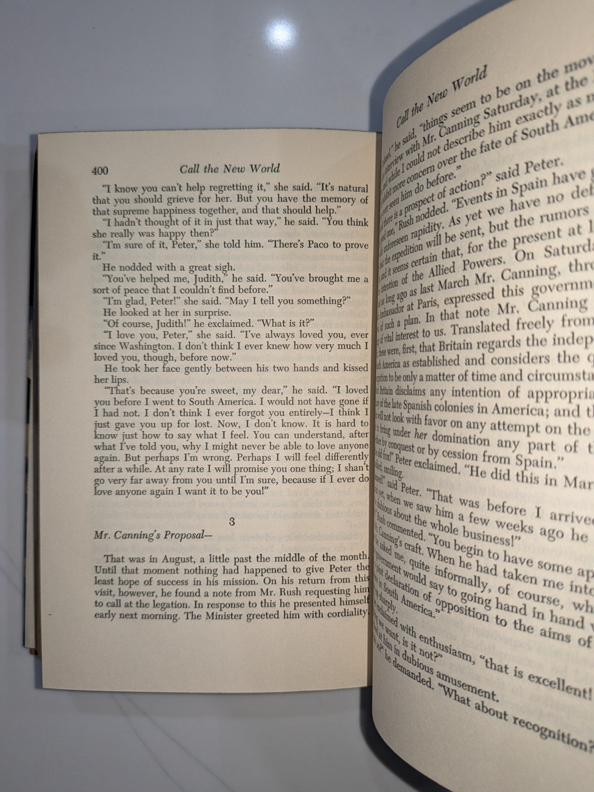 Call the New World – John Jennings | 1941 | Macmillan – 1st Printing w/ DJ