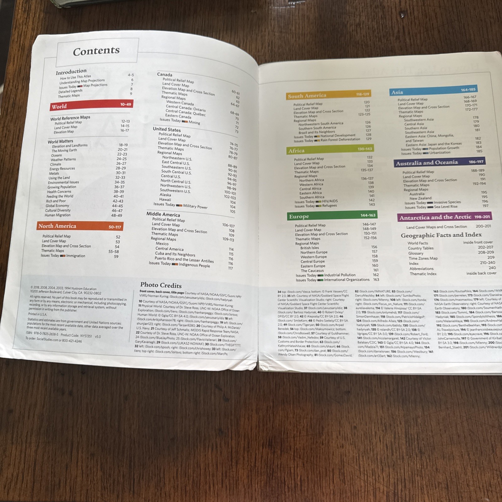 The Nystrom Desk Atlas, 5th edition by N/A