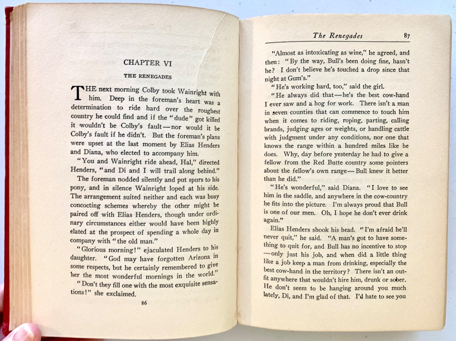 Two EDGAR RICE BURROUGHS Western Novels – Grosset & Dunlap 1st reprint editions