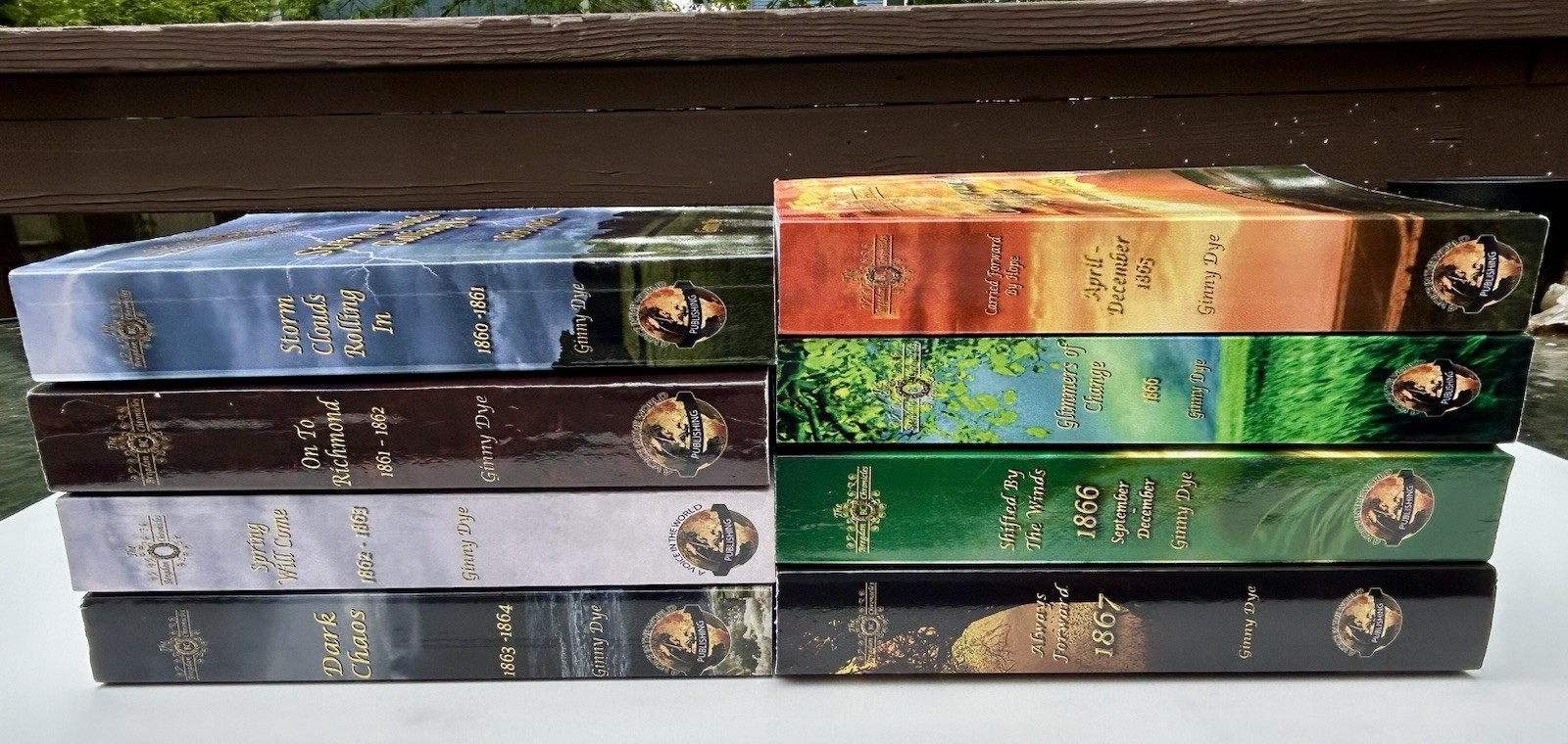 THE BREGDAN CHRONICLES by Ginny Dye Book Lot of 8 #1-4 6-9 PB Civil War