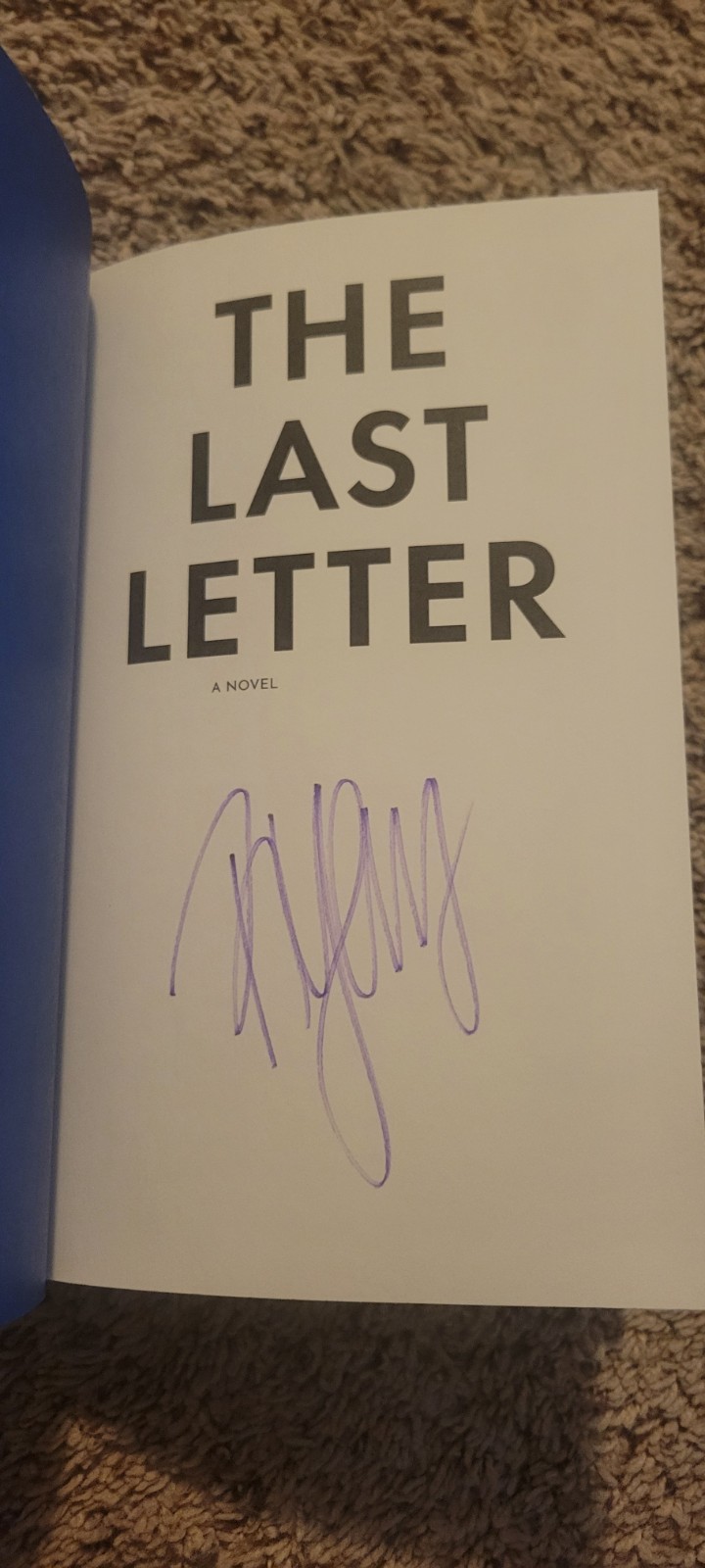 Signed Rebecca Yarros The Last Letter Signed Deluxe Edition IN HAND