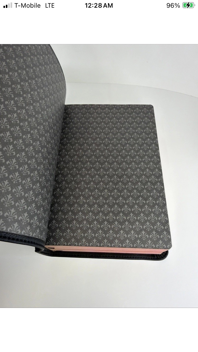 NIV, Giant Print Compact Bible, Giant Print, Premium Leather, Black – Excellent