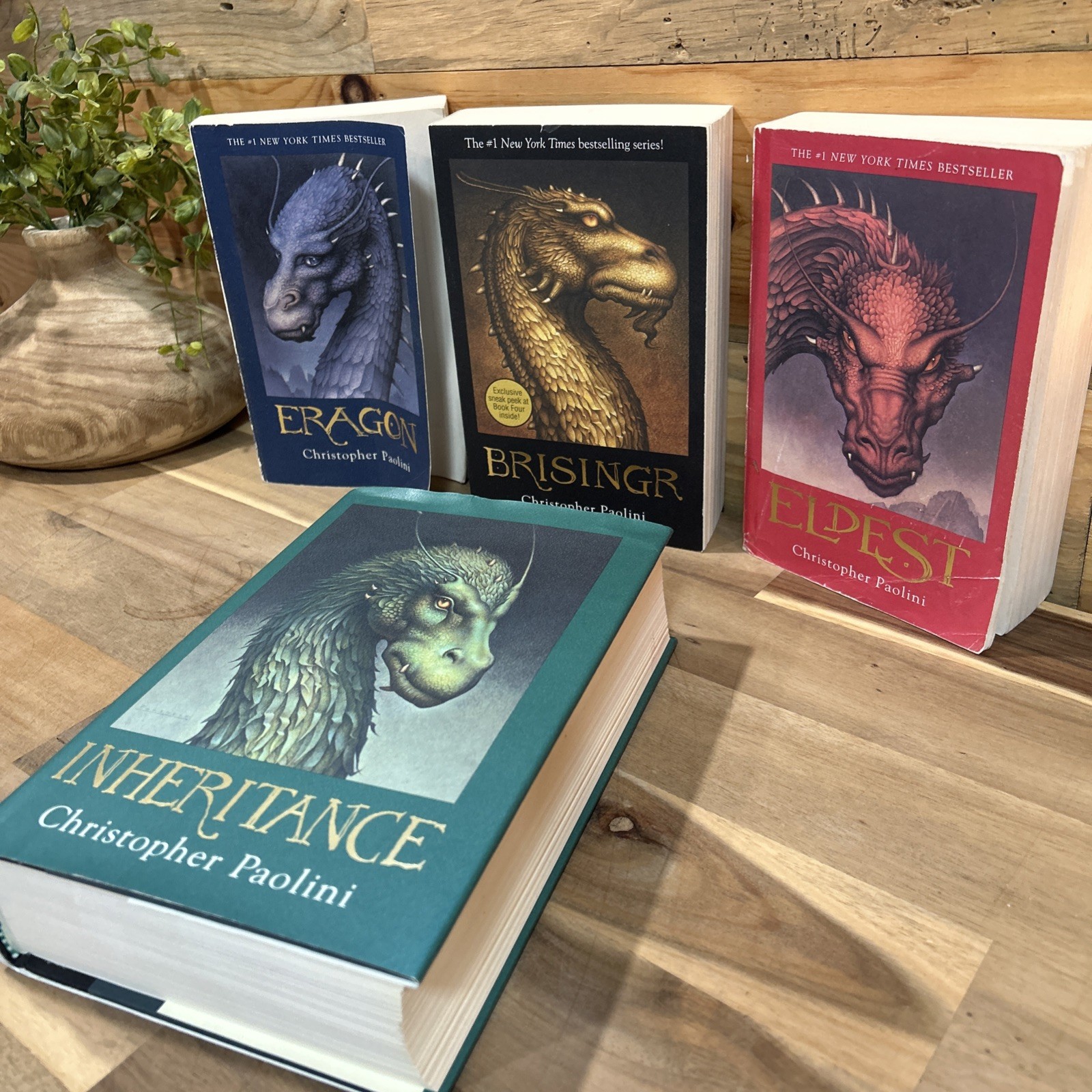 Inheritance Set : Eragon; Eldest; Brisingr by Christopher Paolini 2008 Complete!