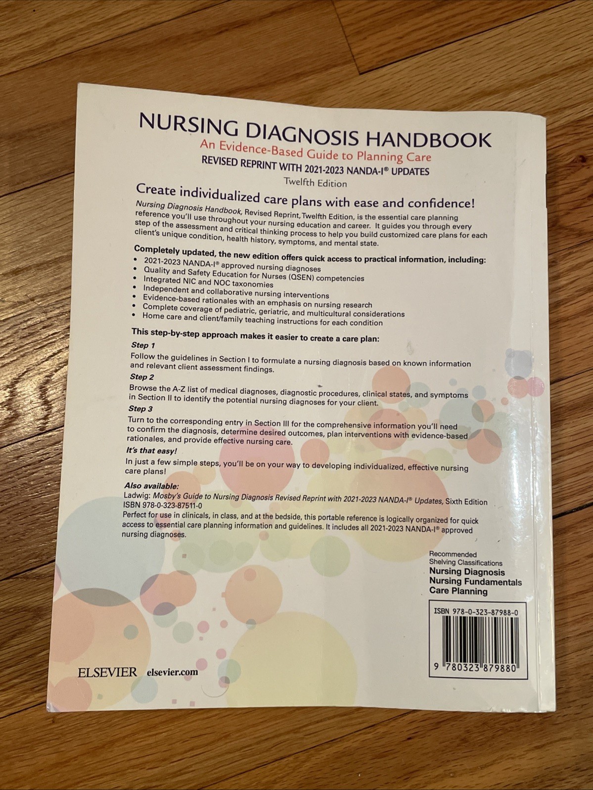 Nursing Diagnosis Handbook 12th Ed Book – Nice Condition! Code Was Used