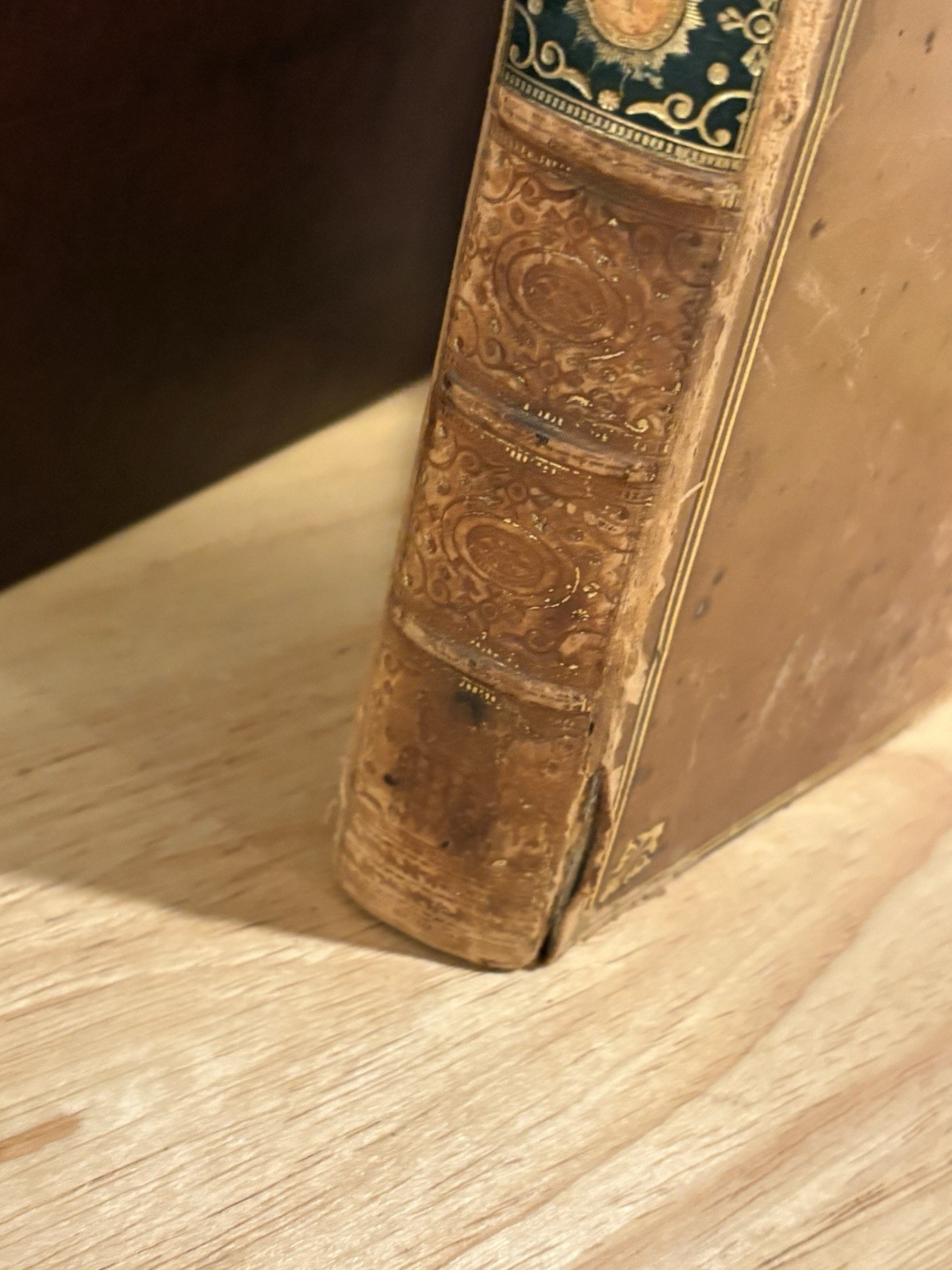 1835 Bengel GNOMON NOVI TESTAMENTI Latin Theology Tübingen Leather 1st Vol Rare