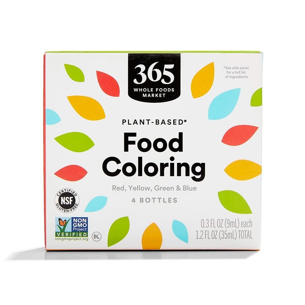 Natural Plant-Based Food Coloring – 0.3 Fl Oz Bottles for Fun Crafts & Treats