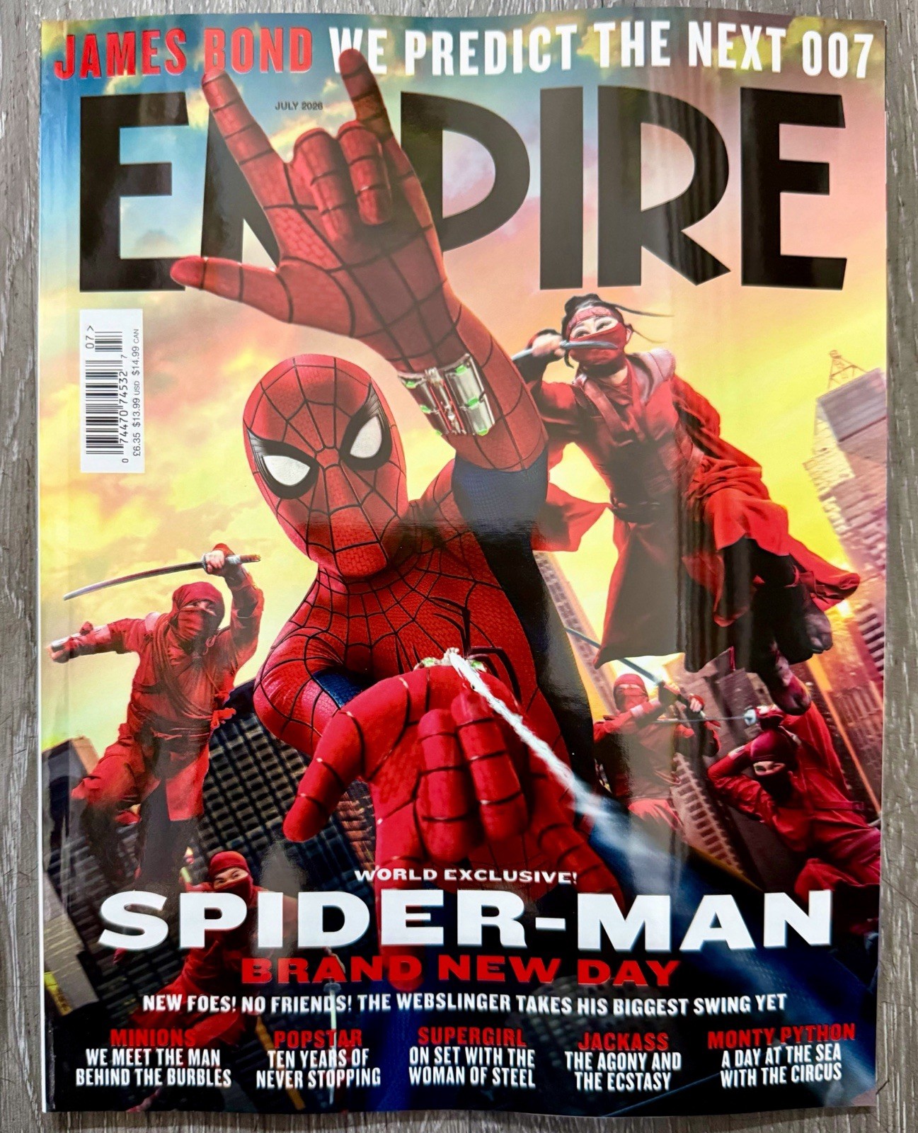 EMPIRE MAGAZINE UK – JULY 2026- SPIDER MAN – BRAND NEW