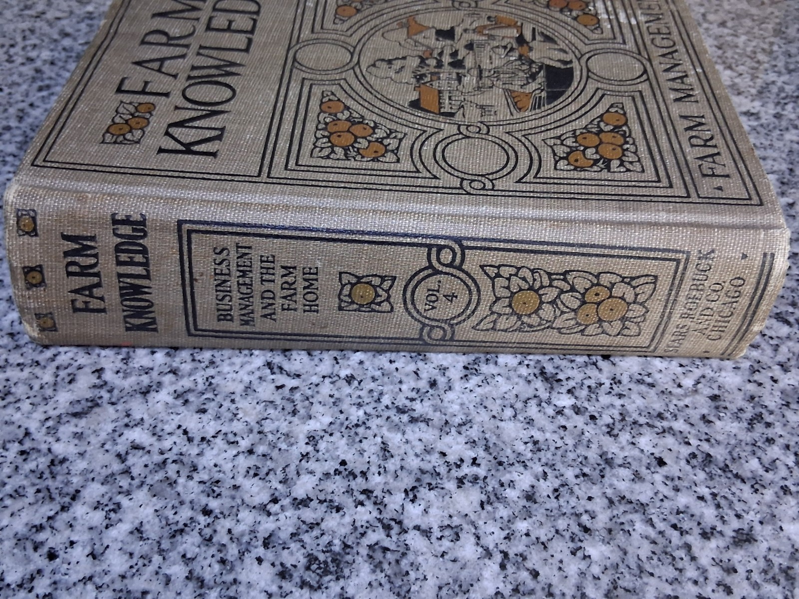 1919 Antique Agriculture Book “Farm Knowledge: Farm Management”