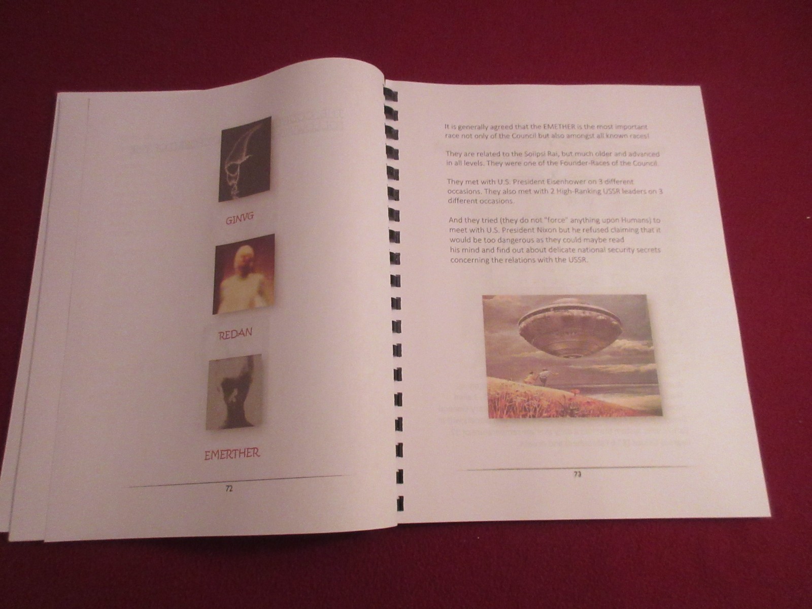 Book Of Alien Races Translated from KGB Secret Russian Book w/Pictures