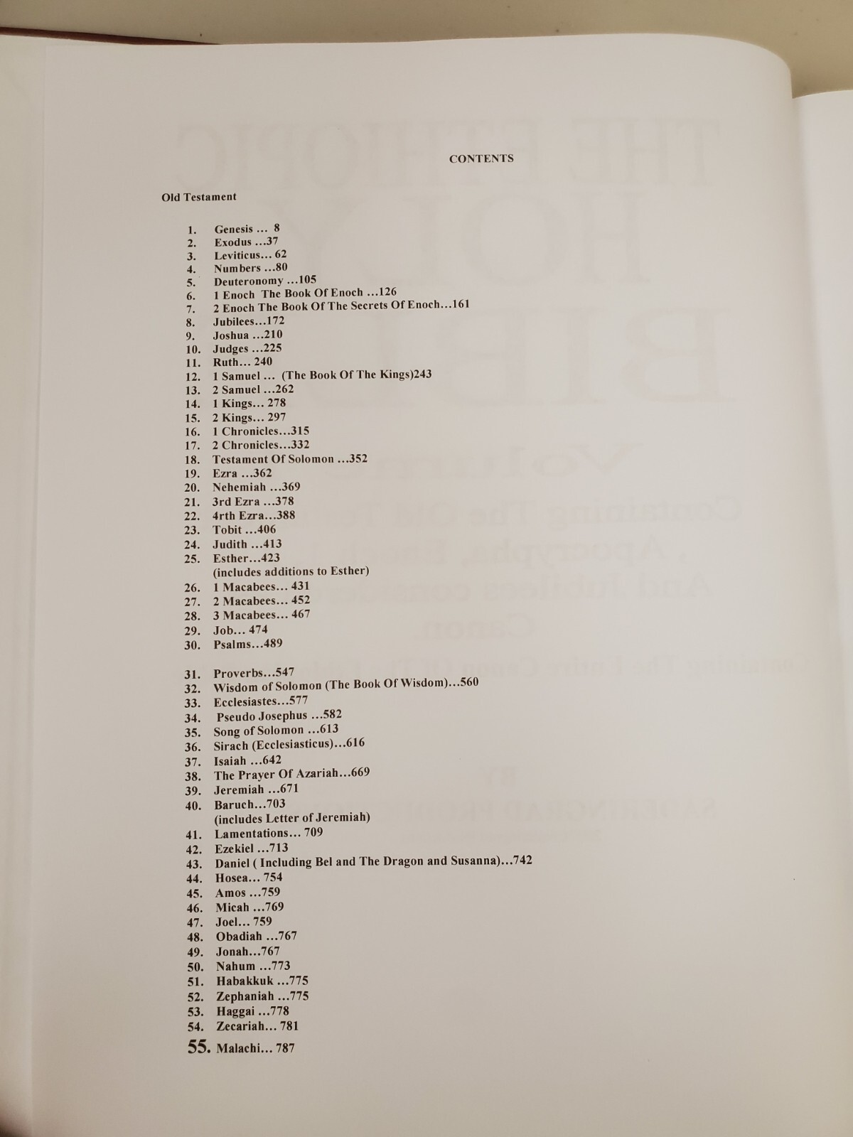 HOLY BIBLE Ethiopic Version – Ethiopian Bible – In English – Hardcover