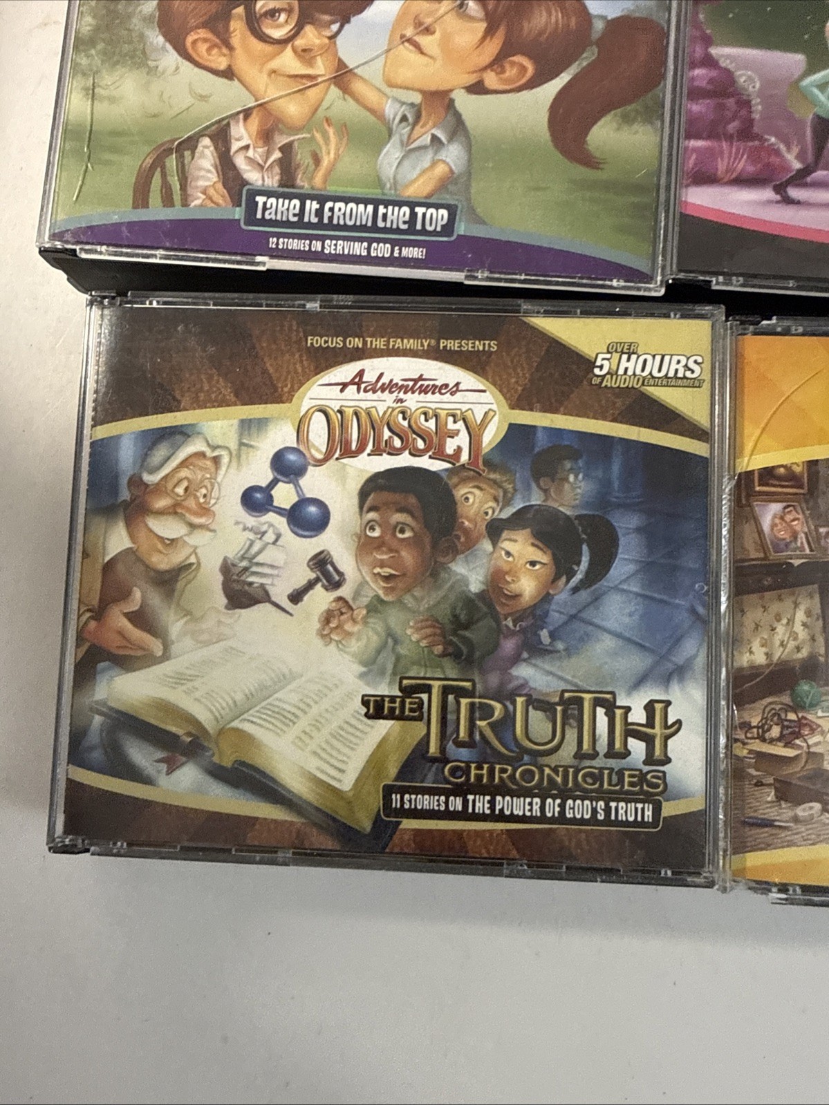 4 CD Sets (12 CDs)Adventures In Odyssey Focus On Family Audio Drama, 48 Episodes