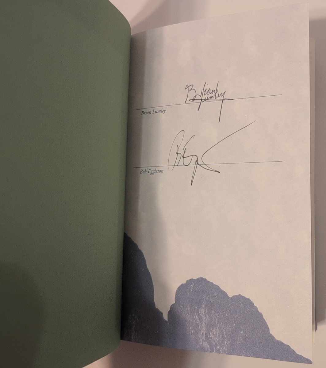 Haggopian and Other Stories HB/DJ 1st/1st SIGNED by Brian Lumley & Bob Eggleton