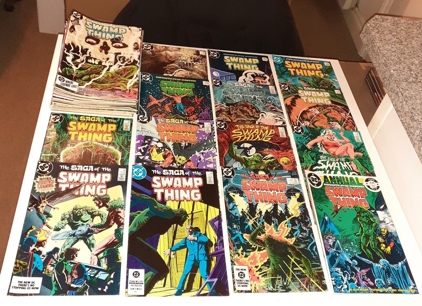 43x Huge SWAMP THING no.20-64 lot DC 1984 ALAN MOORE inc 37 1st JOHN CONSTANTINE