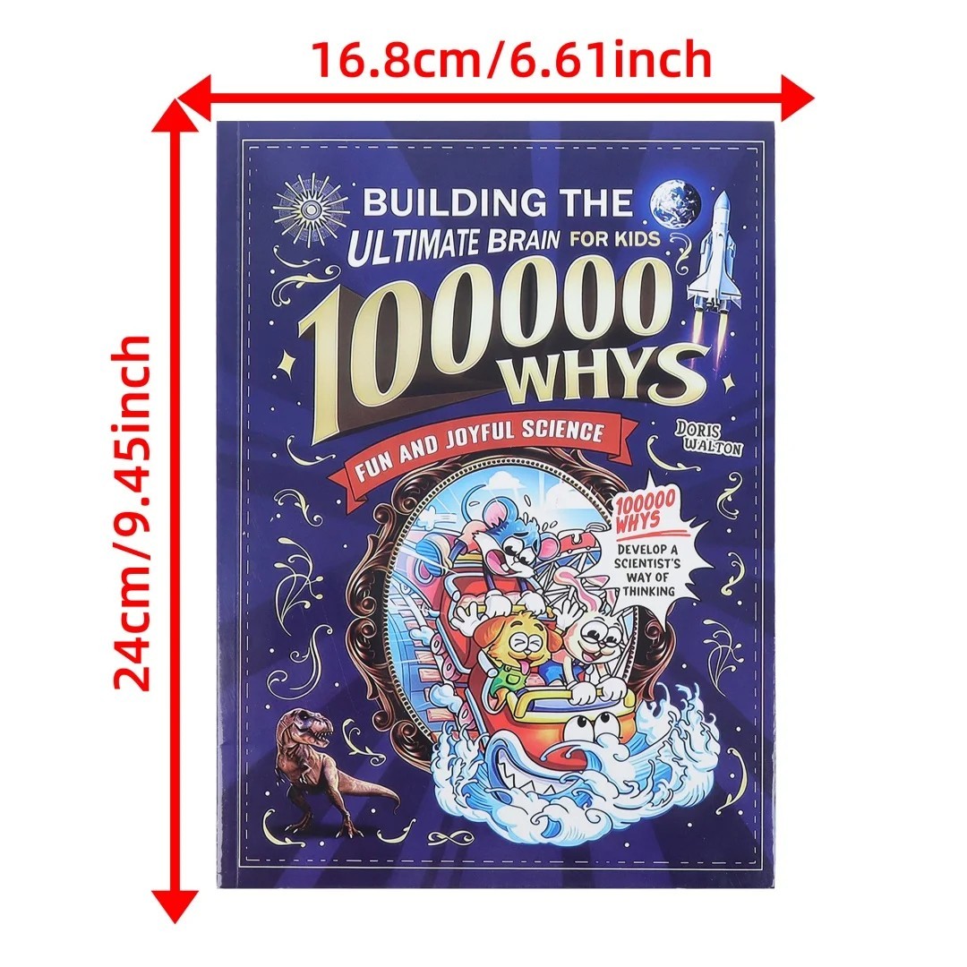 100000 Whys Kids Science Book English Version Ultimate Brain STEM Learning Fun