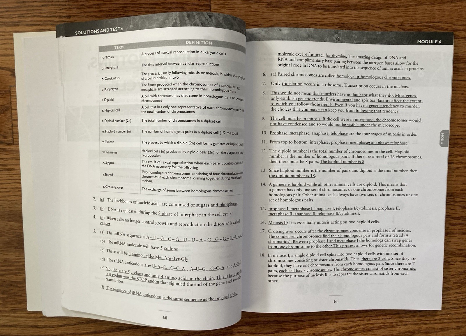 Apologia Exploring Creation With Biology Solutions Tests and Extra Test Booklets