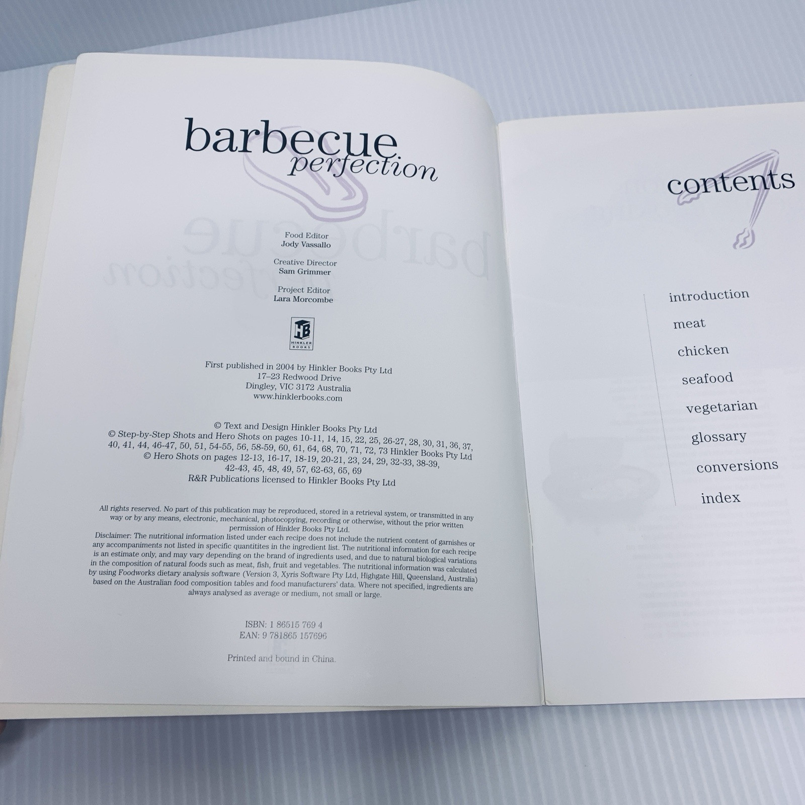 Barbecue Perfection 80 Page Recipe Book By The Hinkler Kitchen