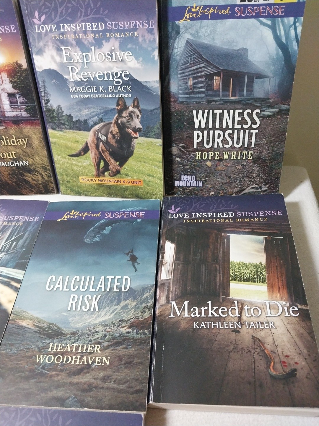Love Inspired Suspense Huge 20 Book Lot Harlequin Romance Paperback K-9