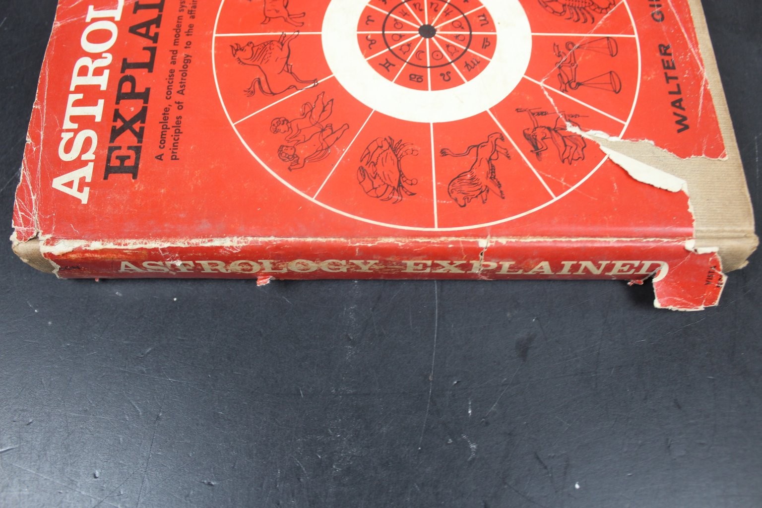 Astrology Explained Walter Gibson 1959 Vintage Occult Metaphysical Vista HCDJ