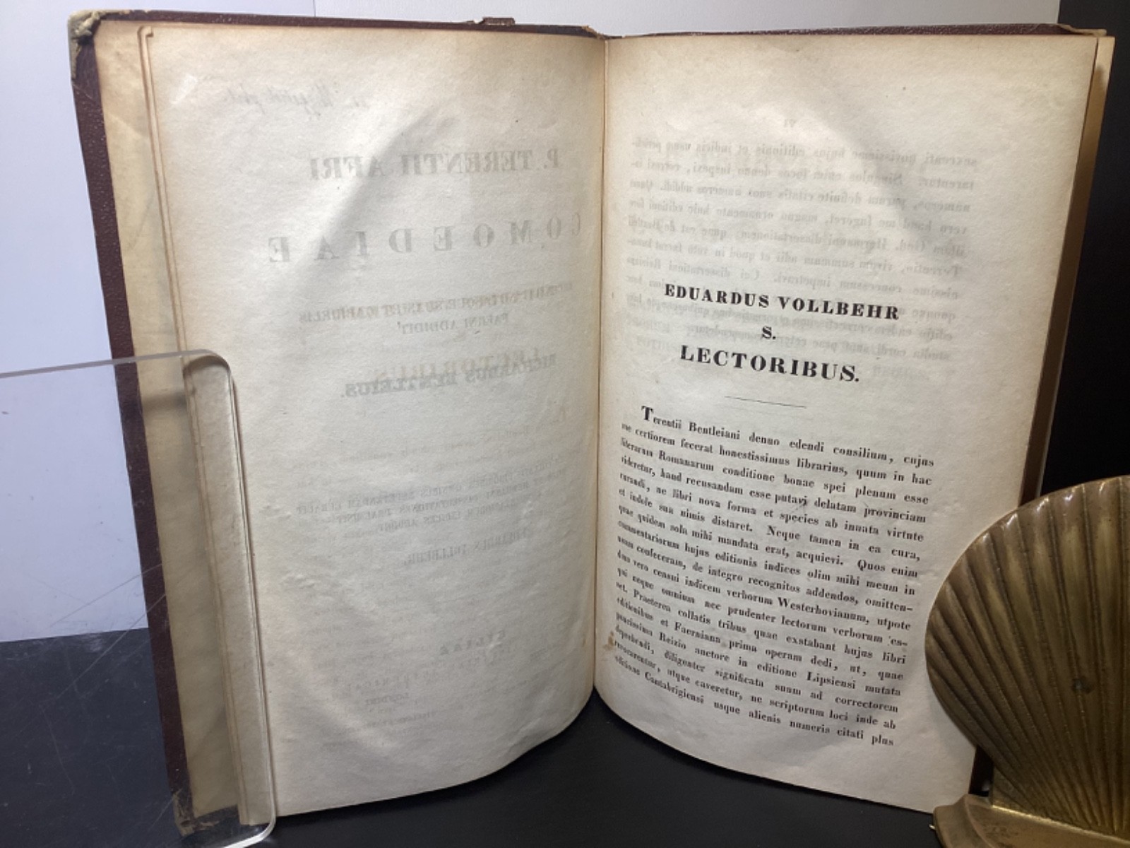 Mid-1800s P. Terentii Afri Comoediae – Richard Bentley Comedies Of Terence