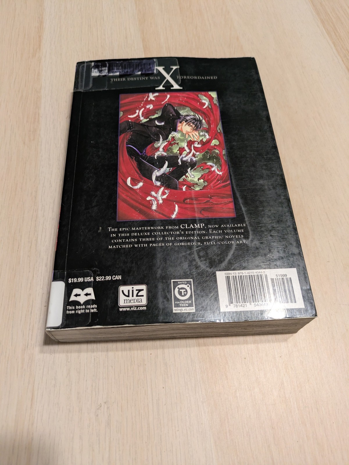 Clamp X 3-in-1 Omnibus IV Volume 4 English Manga OOP