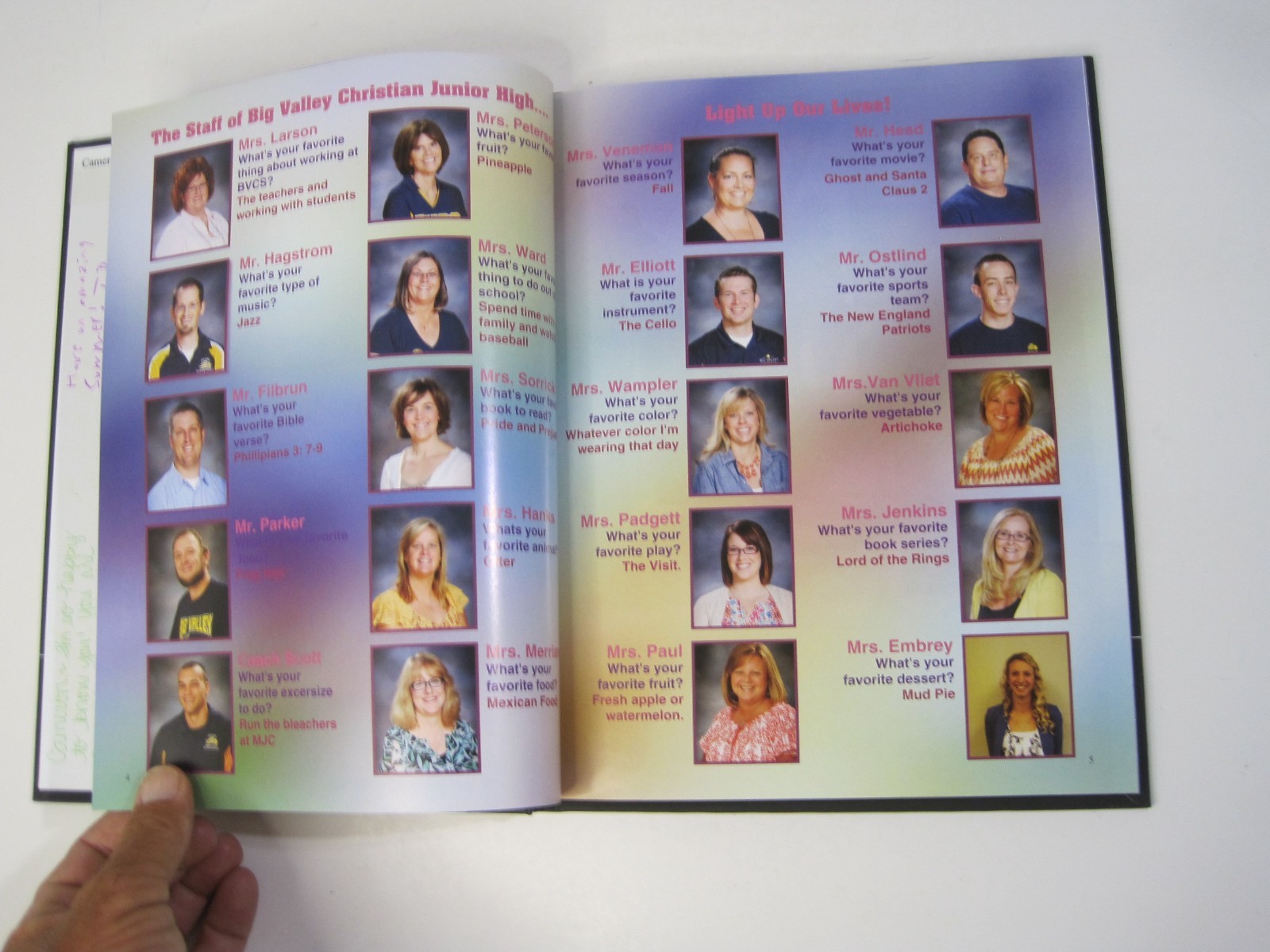 2014 Big Valley Christian Junior High School Yearbook – Modesto, California HC