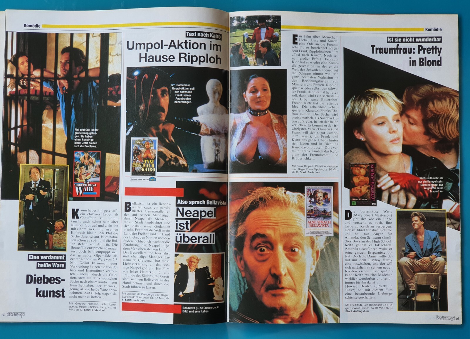 Video Tip Magazine July 1988 Superman Christopher Reeve Nightmare Elm Street