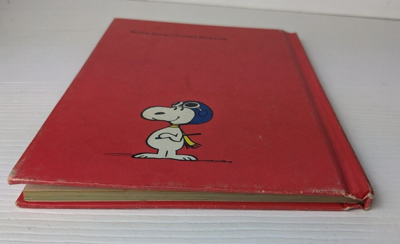 Vtg 1966 Children’s Hardcover Snoopy and the Red Baron Weekly Reader Book Club