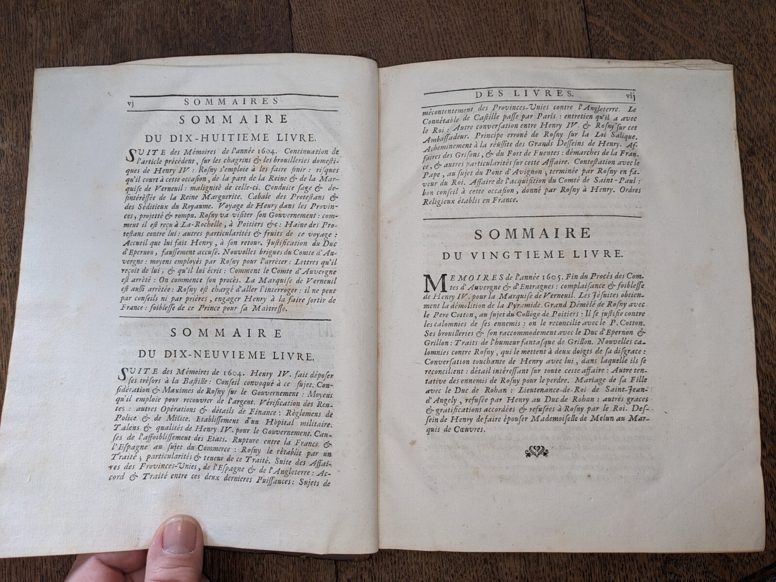 antique book-Mémoires de Maximilien de Béthune, Duc De Sully T 2 – 1747- in 4
