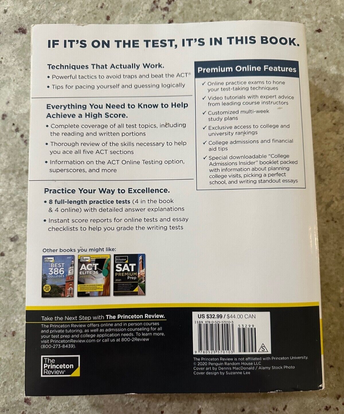 The Princeton Review ACT Premium Prep: Full Length Practice Tests