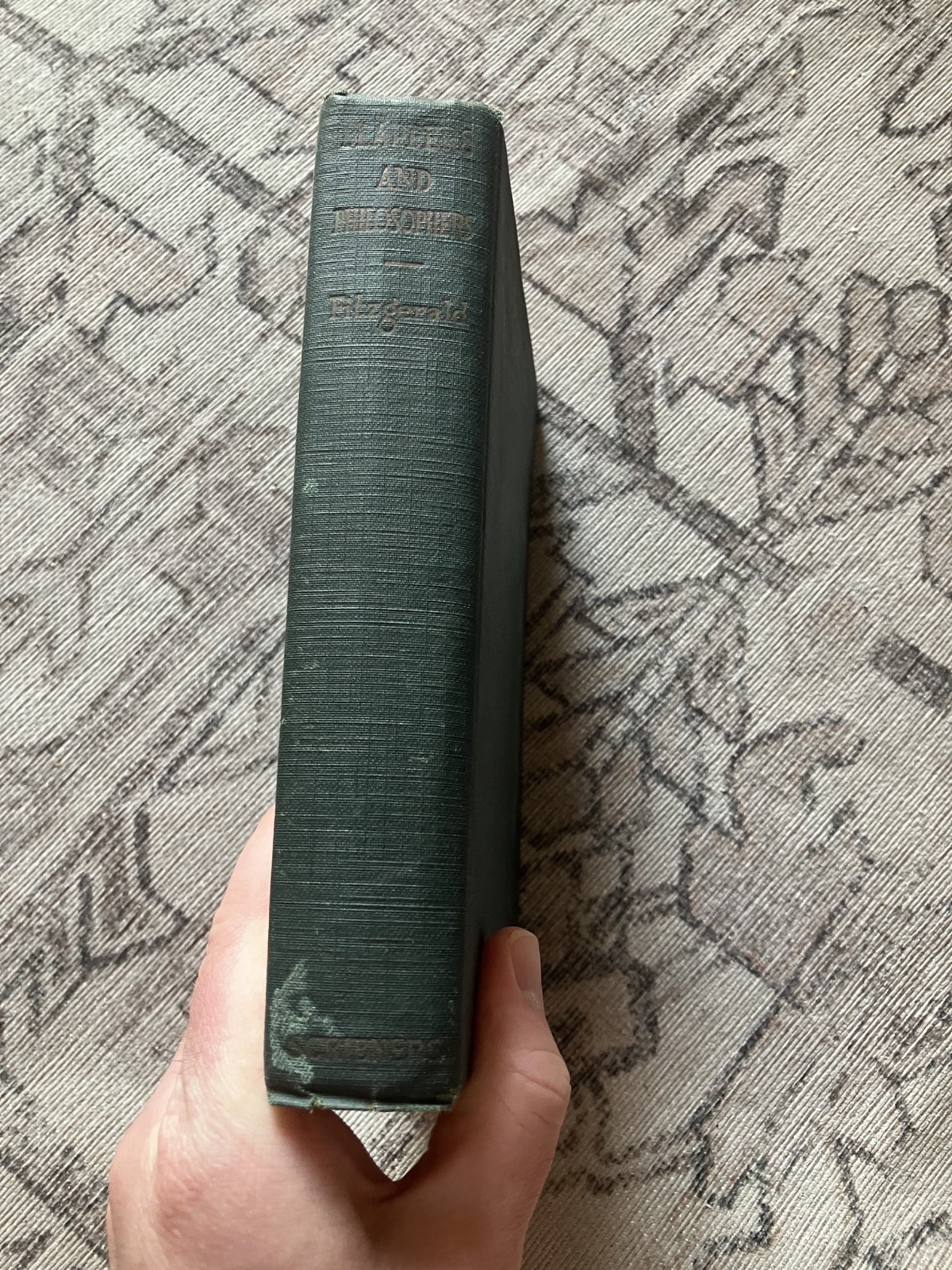 F. SCOTT FITZGERALD – FLAPPERS AND PHILOSOPHERS – 1ST ED, 3RD PRINTING, OCT 1920