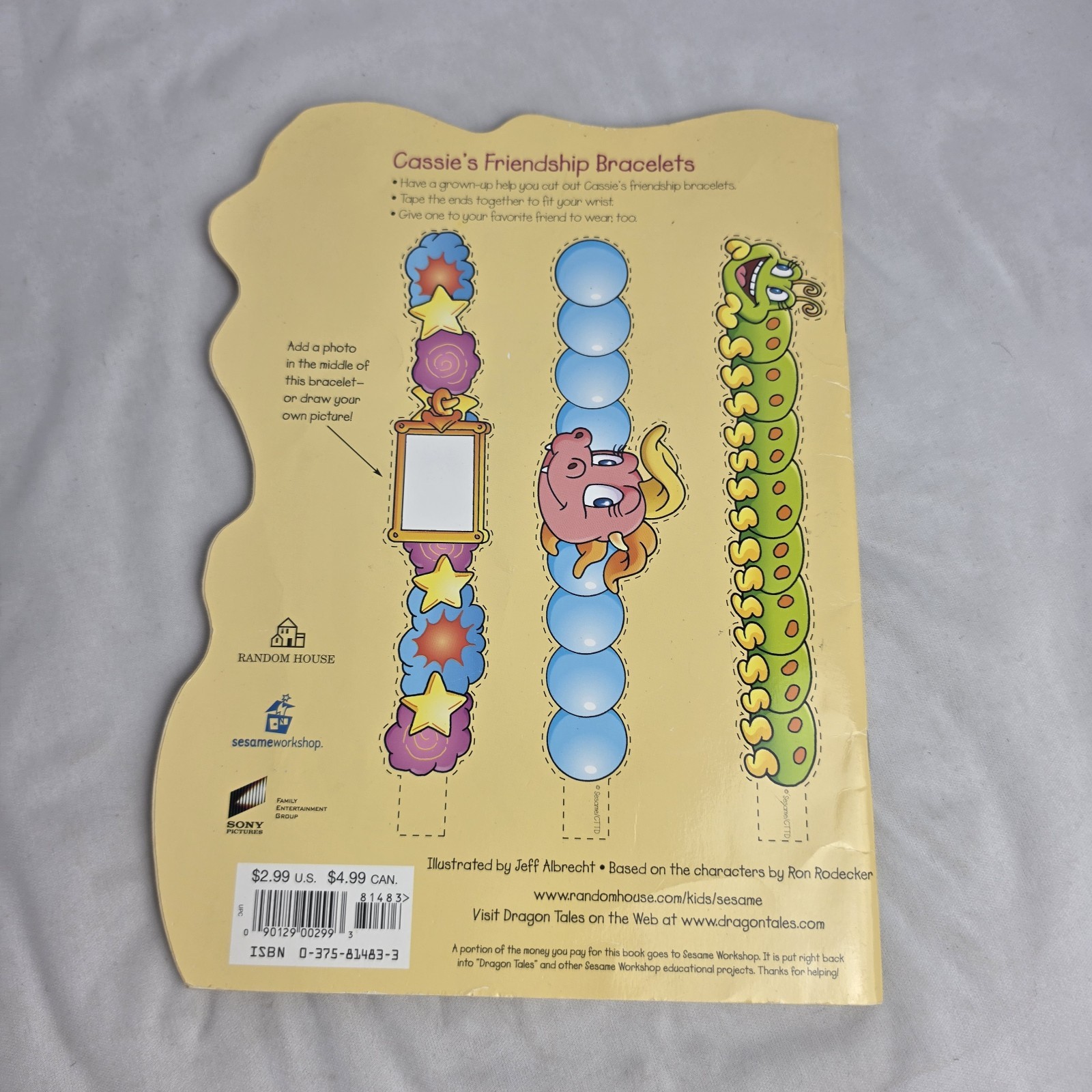Vintage Y2K Dragon Tales All About Cassie Coloring Book 2002 NOS Unused