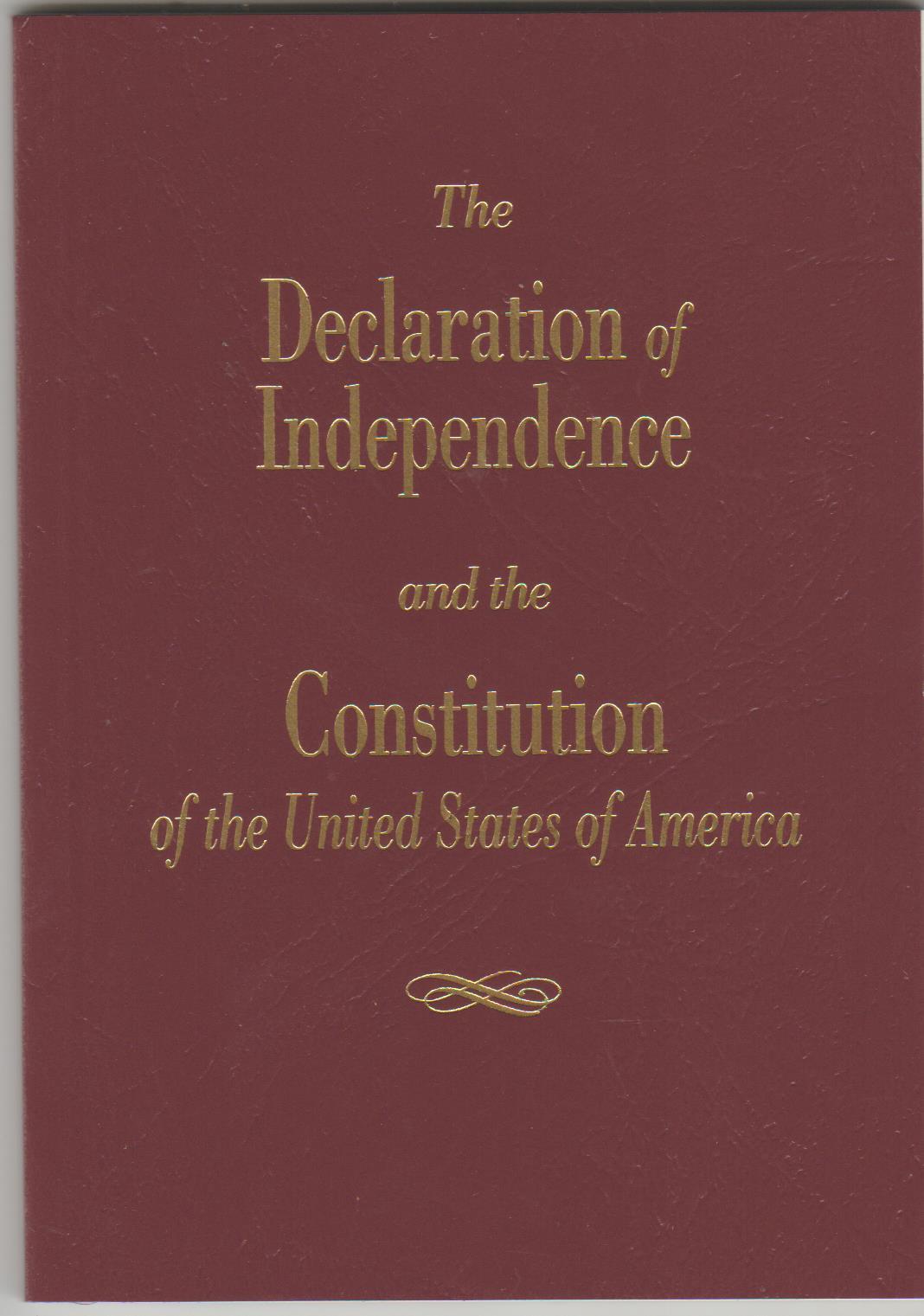 Declaration of Independence and the Constitution of the United States SHIPS FREE
