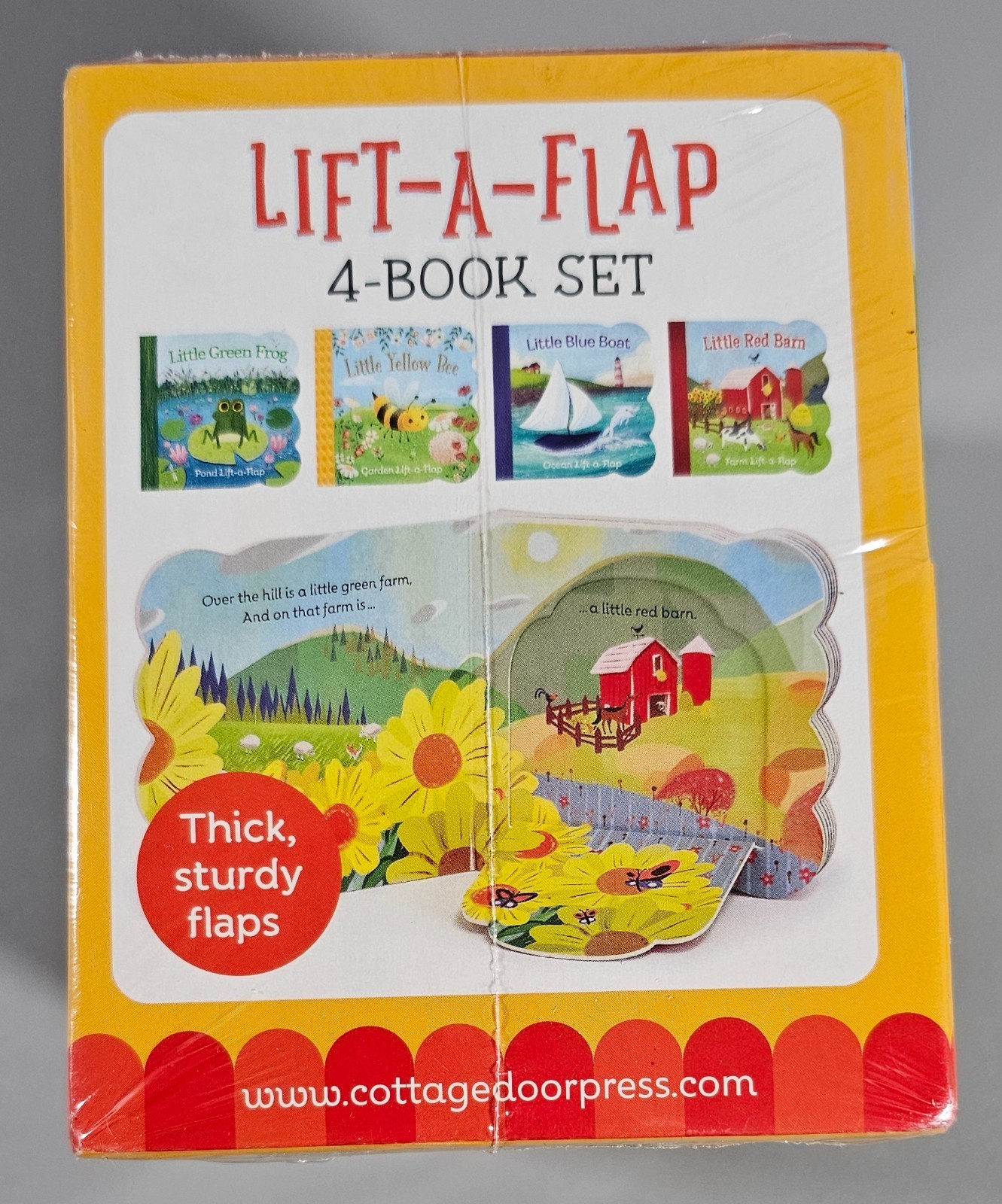 Lift-A Flap 4 Book Set Cottage Door Press 2018 NEW Sealed