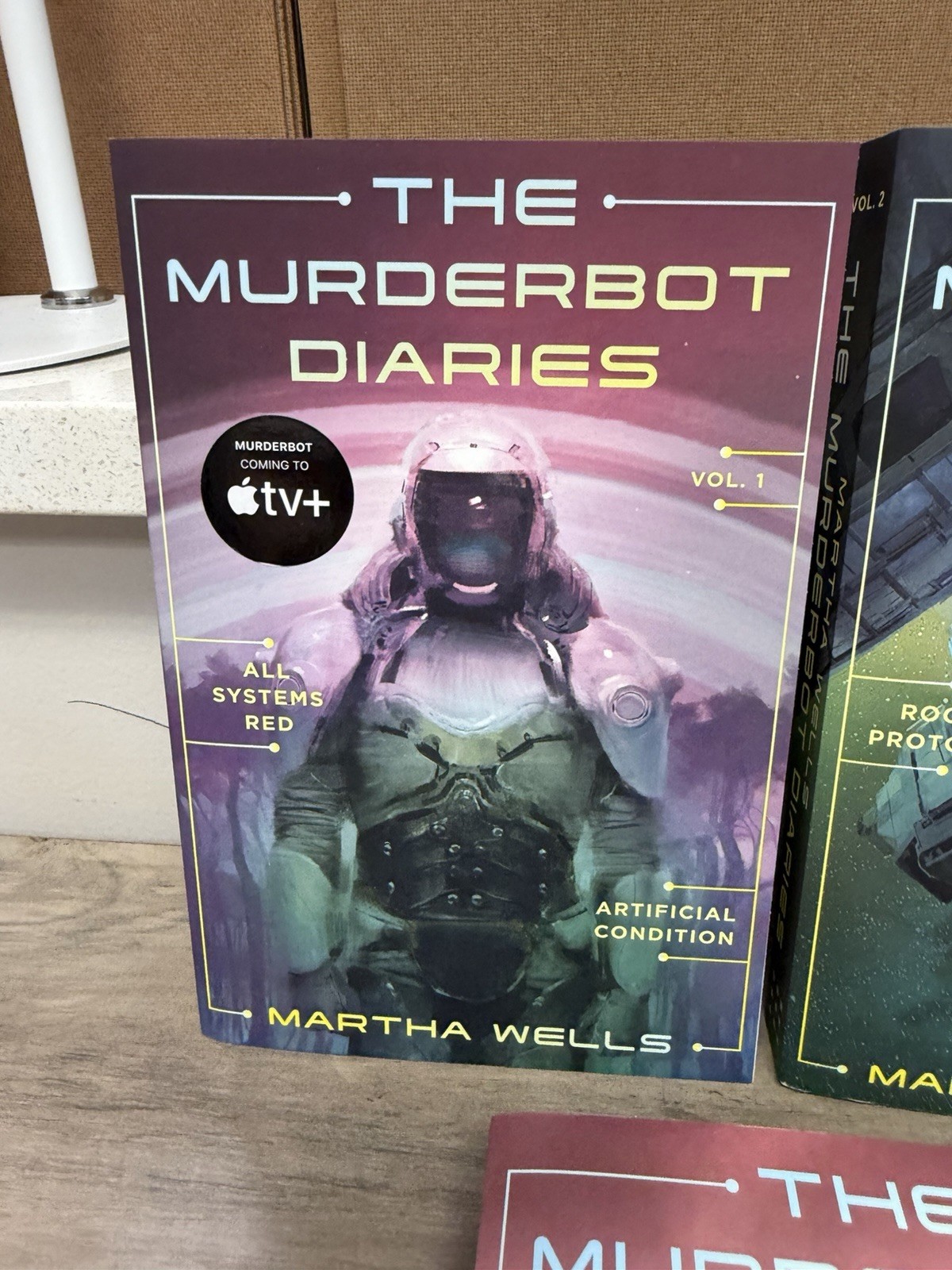 The Murderbot Diaries Vol 1, 2 and 3 Author Martha Wells Manga Books Adult Own