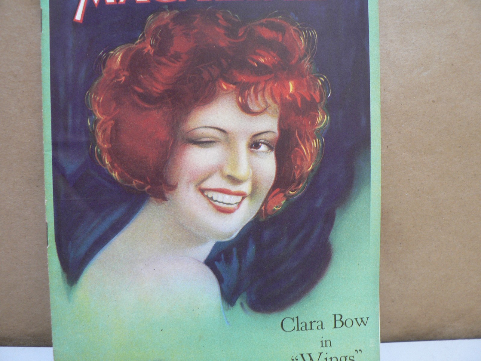 Vintage 1920’s Balaban & Katz Magazine Clara Bow Front Cover