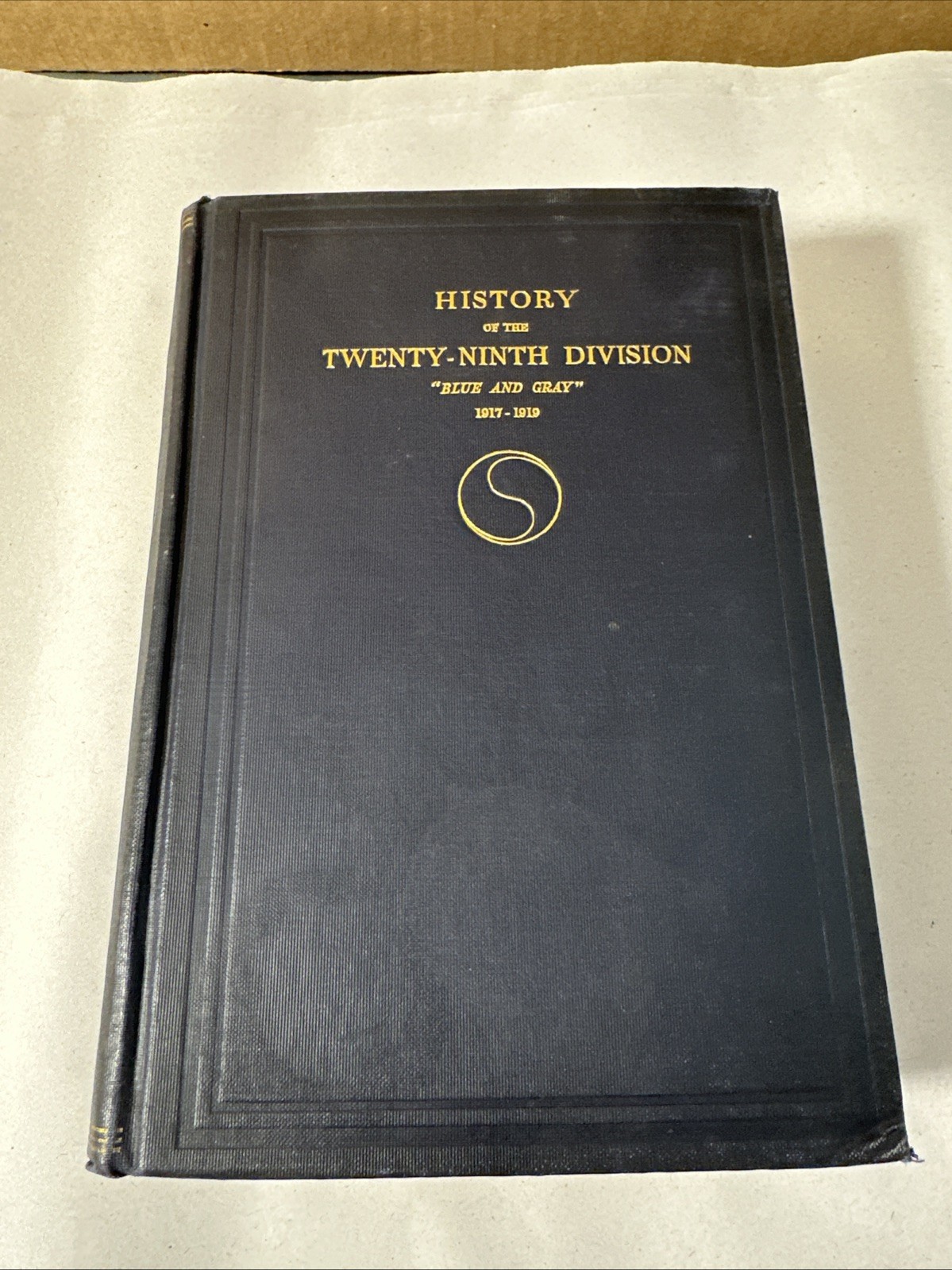 History Twenty Ninth Division by Cutchins SIGNED Provenance Gen. Jo Lane Stern
