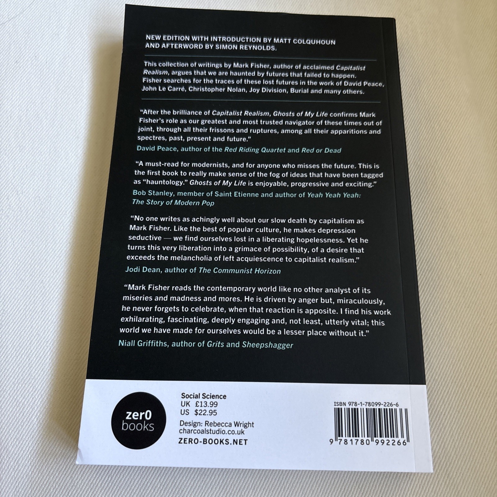 Ghosts of My Life by Mark Fisher Paperback LIKE NEW