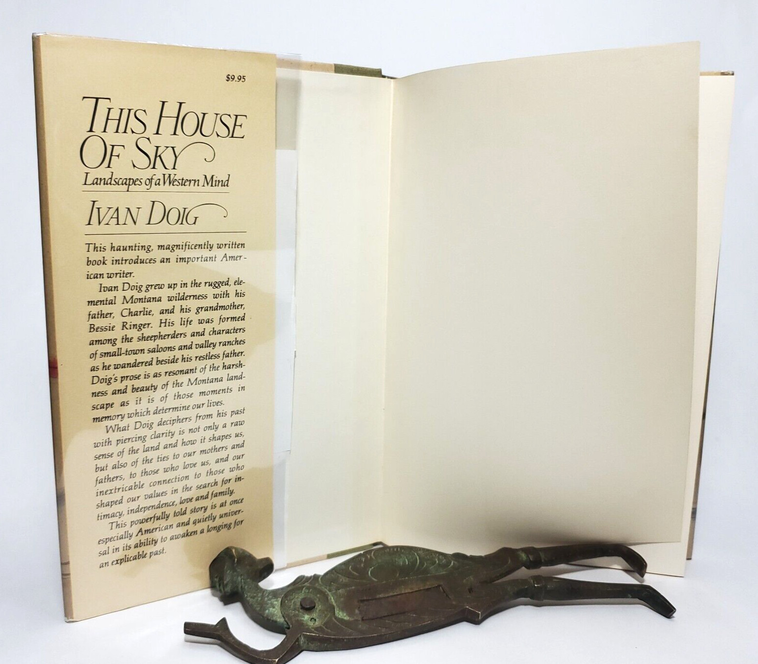 THIS HOUSE OF SKY Ivan Doig 1978 SIGNED True First Edition First Printing HC$DJ